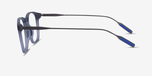 Smith Blue AcetateEyeglass Frames from EyeBuyDirect, Side View
