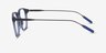 Smith Blue AcetateEyeglass Frames from EyeBuyDirect, Side View