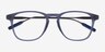 Smith Blue AcetateEyeglass Frames from EyeBuyDirect, Closed View