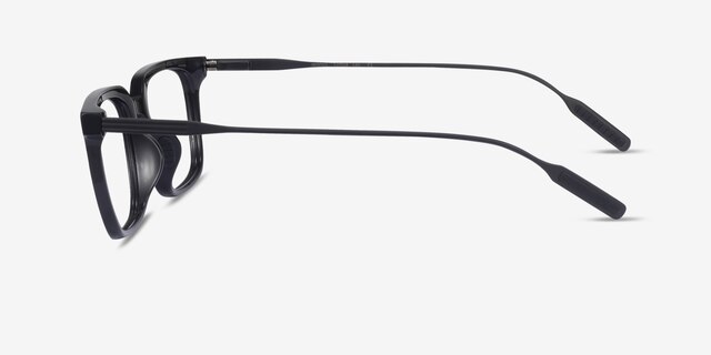 Woods Black AcetateEyeglass Frames from EyeBuyDirect, Side View