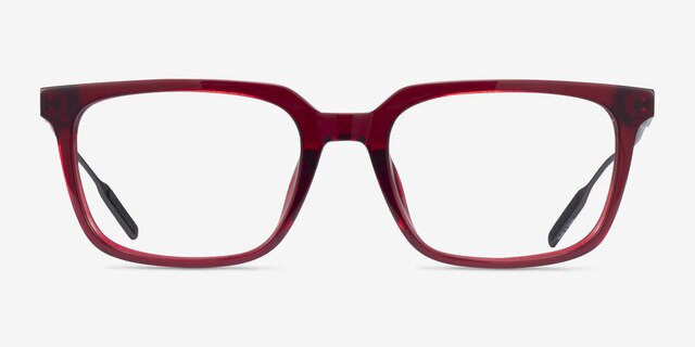 Woods Red AcetateEyeglass Frames from EyeBuyDirect, Front View