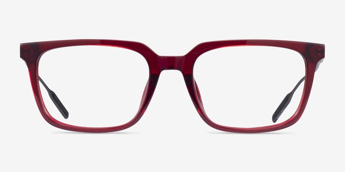 Woods Rouge Acétate Montures de lunettes de vue d'EyeBuyDirect
