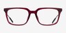 Woods Red AcetateEyeglass Frames from EyeBuyDirect, Front View