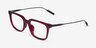 Woods Red AcetateEyeglass Frames from EyeBuyDirect, Angle View