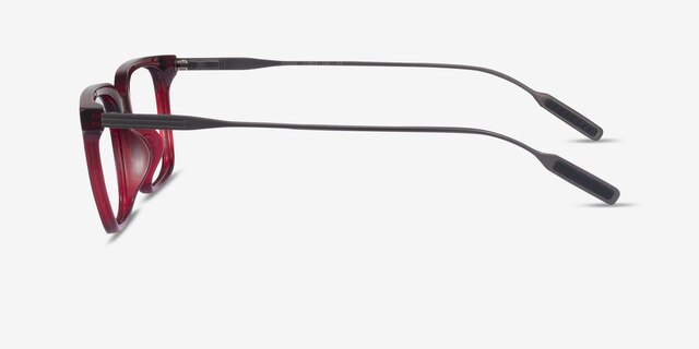 Woods Red AcetateEyeglass Frames from EyeBuyDirect, Side View