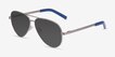 Spalding Gold MetalSunglass Frames from EyeBuyDirect, Angle View