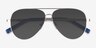 Spalding Gold AcetateSunglass Frames from EyeBuyDirect, Closed View
