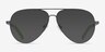 Spalding Black AcetateSunglass Frames from EyeBuyDirect, Front View