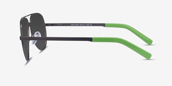 Spalding Noir Métal Soleil de Lunette de vue d'EyeBuyDirect