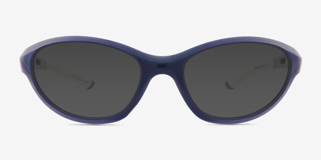 Glide Navy Eco-friendlySunglass Frames from EyeBuyDirect, Front View