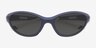 Glide Navy Eco-friendlySunglass Frames from EyeBuyDirect, Closed View