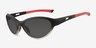 Glide Gradient Black Alternative MaterialsSunglass Frames from EyeBuyDirect, Angle View