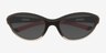 Glide Gradient Black Alternative MaterialsSunglass Frames from EyeBuyDirect, Closed View
