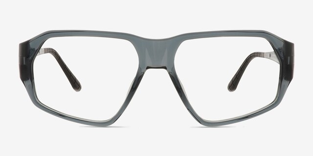 Chase Gray Eco-friendlyEyeglass Frames from EyeBuyDirect, Front View