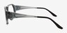Chase Gris Matériaux biosourcésMontures de lunettes de vue d'EyeBuyDirect, Vue de Côté