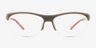 Striker Gray Alternative MaterialsEyeglass Frames from EyeBuyDirect, Front View