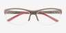 Striker Gray Alternative MaterialsEyeglass Frames from EyeBuyDirect, Closed View