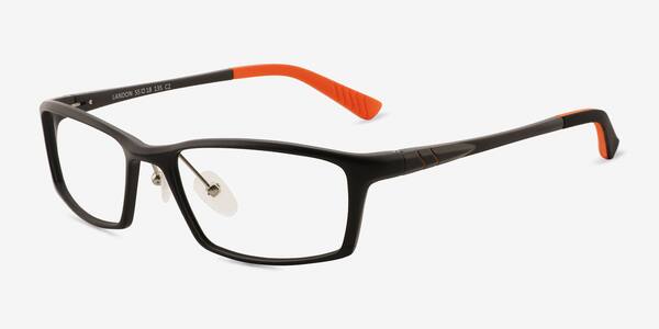Matte Black Landon -  Aluminium-alloy Eyeglasses