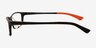 Landon Matte Black Aluminium AlloyEyeglass Frames from EyeBuyDirect, Side View