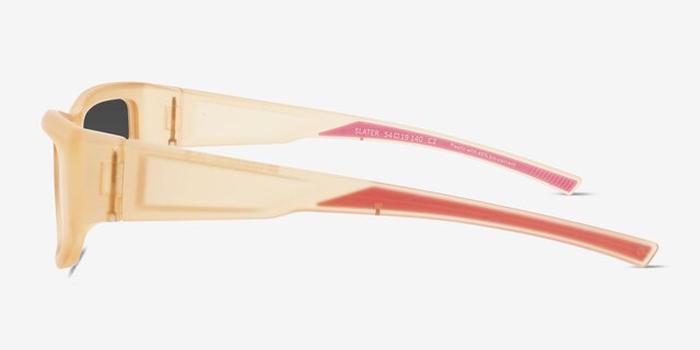 Slater Matte Beige Alternative MaterialsSunglass Frames from EyeBuyDirect, Side View