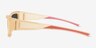 Slater Matte Beige Eco-friendlySunglass Frames from EyeBuyDirect, Side View