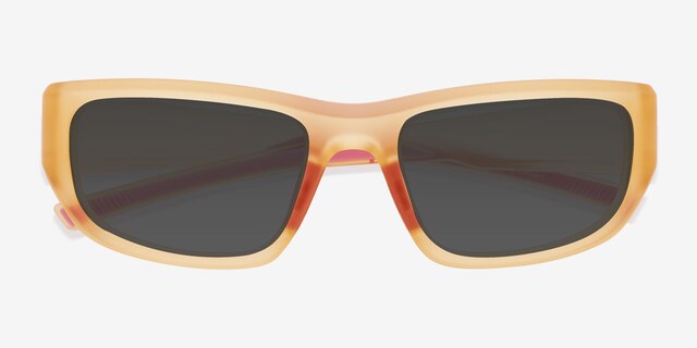 Slater Matte Beige Alternative MaterialsSunglass Frames from EyeBuyDirect, Closed View