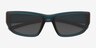 Slater Matte Teal Alternative MaterialsSunglass Frames from EyeBuyDirect, Closed View