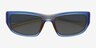 Slater Matte Blue Alternative MaterialsSunglass Frames from EyeBuyDirect, Closed View