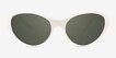 Knox White Alternative MaterialsSunglass Frames from EyeBuyDirect, Front View