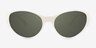 Knox White Eco-friendlySunglass Frames from EyeBuyDirect, Front View