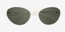 Knox White Eco-friendlySunglass Frames from EyeBuyDirect, Closed View