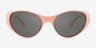 Knox Pink Eco-friendlySunglass Frames from EyeBuyDirect, Front View