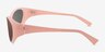 Knox Pink Eco-friendlySunglass Frames from EyeBuyDirect, Side View