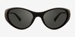 Knox Matte Black Alternative MaterialsSunglass Frames from EyeBuyDirect, Front View