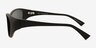 Knox Matte Black Alternative MaterialsSunglass Frames from EyeBuyDirect, Side View
