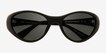 Knox Matte Black Alternative MaterialsSunglass Frames from EyeBuyDirect, Closed View