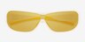 Cannon White Alternative MaterialsSunglass Frames from EyeBuyDirect, Closed View