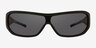 Cannon Matte Black Eco-friendlySunglass Frames from EyeBuyDirect, Front View