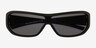 Cannon Matte Black Eco-friendlySunglass Frames from EyeBuyDirect, Closed View