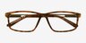 Voss Tortoise Plastic, MetalEyeglass Frames from EyeBuyDirect, Closed View