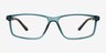 Voss Teal Plastic, MetalEyeglass Frames from EyeBuyDirect, Front View