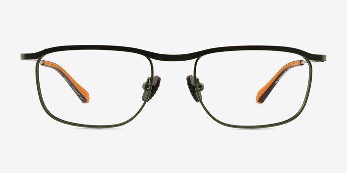 Rampage Vert Mat Métal Montures de lunettes de vue d'EyeBuyDirect