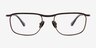 Rampage Matte Purple MetalEyeglass Frames from EyeBuyDirect, Front View