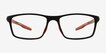 Slate Matte Black Alternative MaterialsEyeglass Frames from EyeBuyDirect, Front View