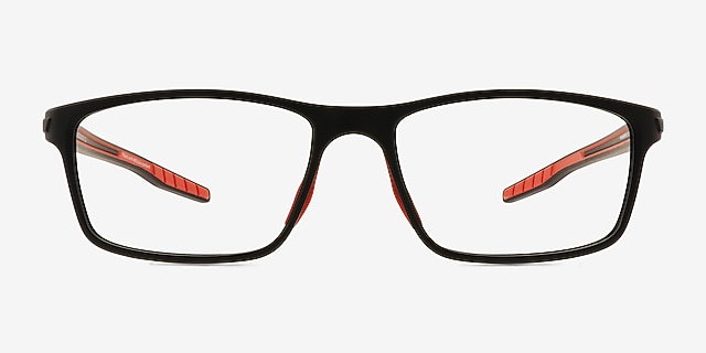 Slate Matte Black Alternative MaterialsEyeglass Frames from EyeBuyDirect, Front View