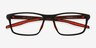 Slate Matte Black Eco-friendlyEyeglass Frames from EyeBuyDirect, Closed View