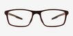 Slate Burgundy Alternative MaterialsEyeglass Frames from EyeBuyDirect, Front View