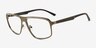 Vexler Green Carbon-fiberEyeglass Frames from EyeBuyDirect, Angle View