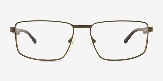 Titan Green MetalEyeglass Frames from EyeBuyDirect, Front View