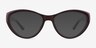 Phantom Purple Alternative MaterialsSunglass Frames from EyeBuyDirect, Front View